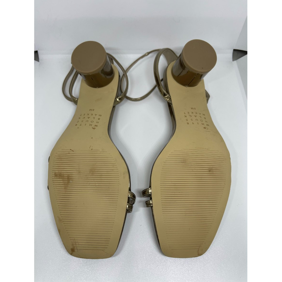 WHITE HOUSE BLACK MARKET Cindy Bronze Strappy Sandal - Picture 15 of 15